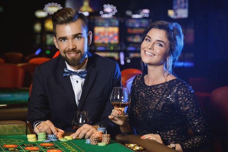 Tampilan permainan live dealer di naga1000 dengan meja baccarat